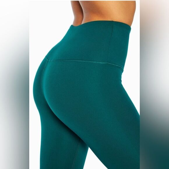 Zobha Performance Legging Easy Endurance Capri Teal Medium M Like New - Picture 4 of 6